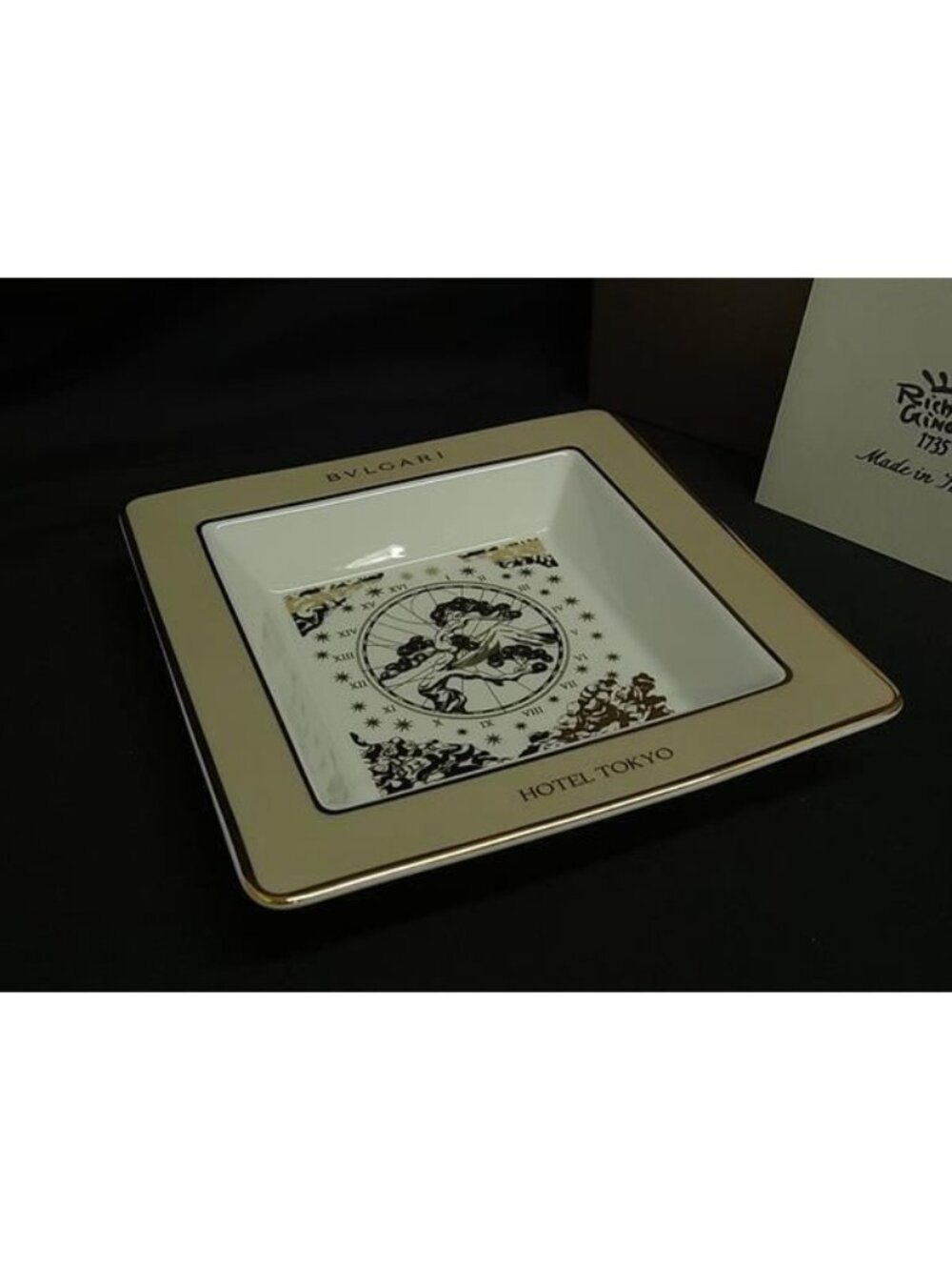 Bvlgari Hotel Tokyo Opening Commemoration Limited Plate Tableware Ivory